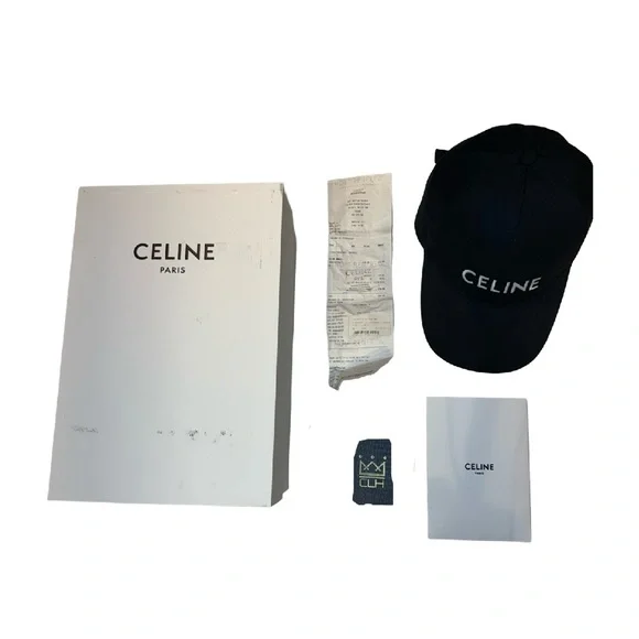 ❌$OLD❌ CELINE LOGO BASEBALL CAP - Picture 3 of 7